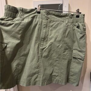 Casual olive Women's Skort Ava & Viv